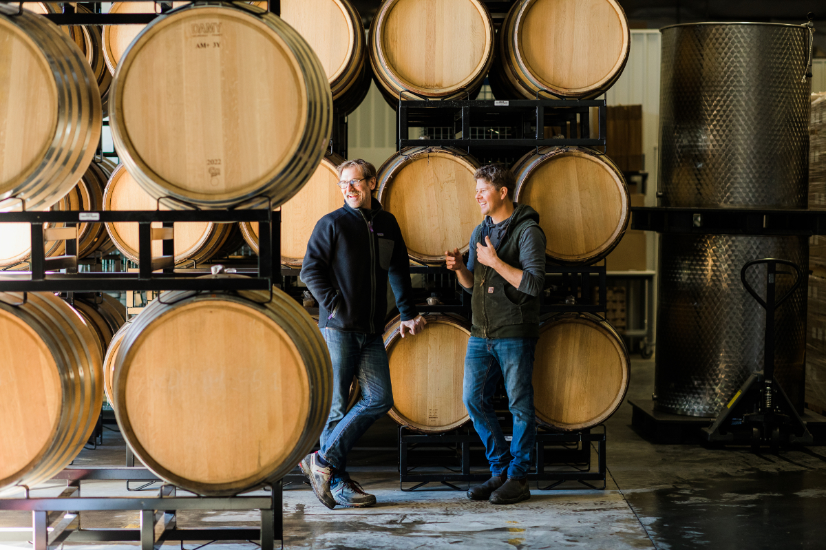 Brian Sieve and Ryan Hannaford of Racines Wines