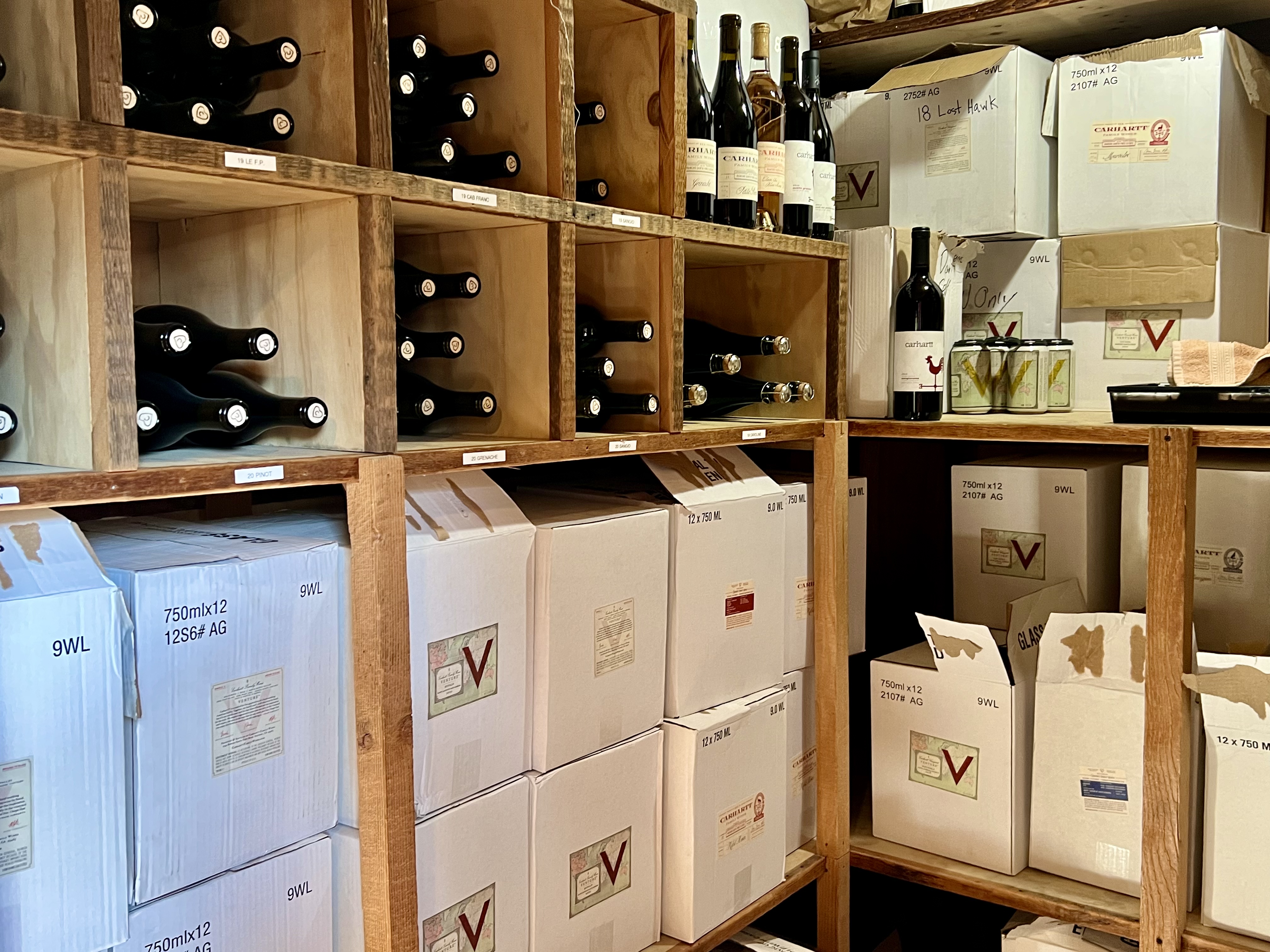 Wine club shipments